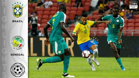 brazil vs senegal highlights friendly